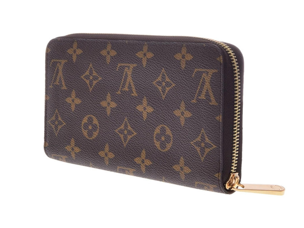 Louis Vuitton Older Monogram Zippy Wallet Brown